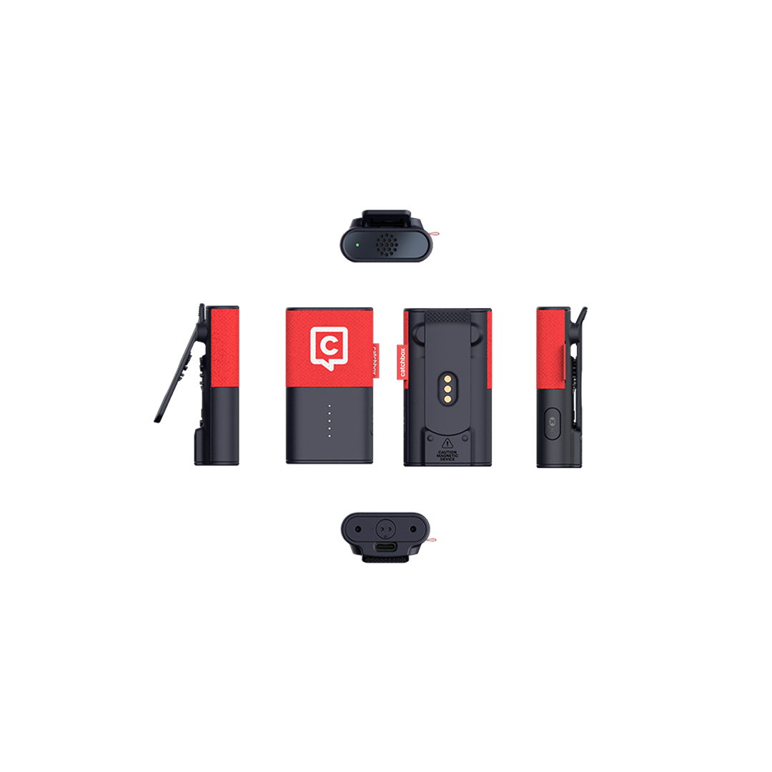 Catchbox Clip Mic front view