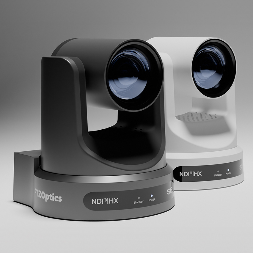 PTZOptics Move SE front view with NDI